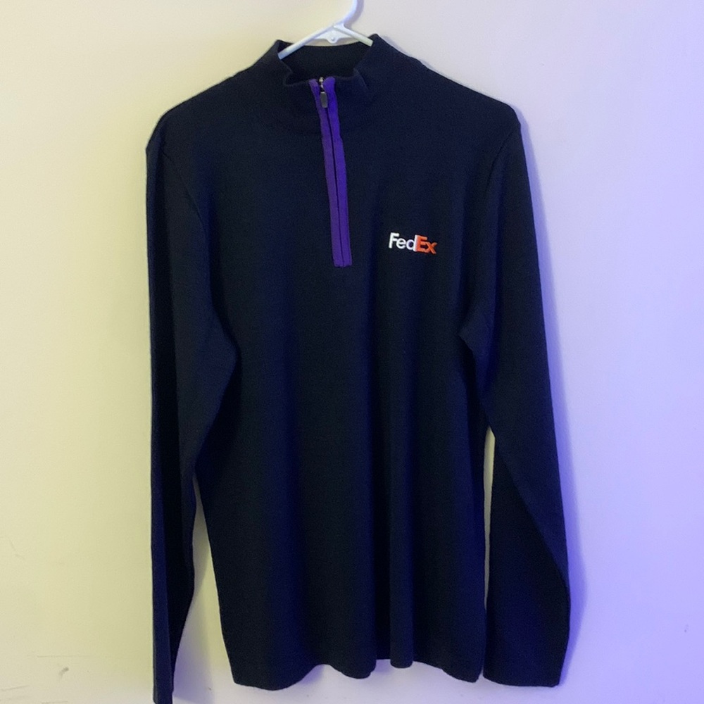 FedEx Uniform Half Zip Sweater